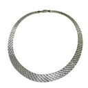Collar tipo pechera en plata
