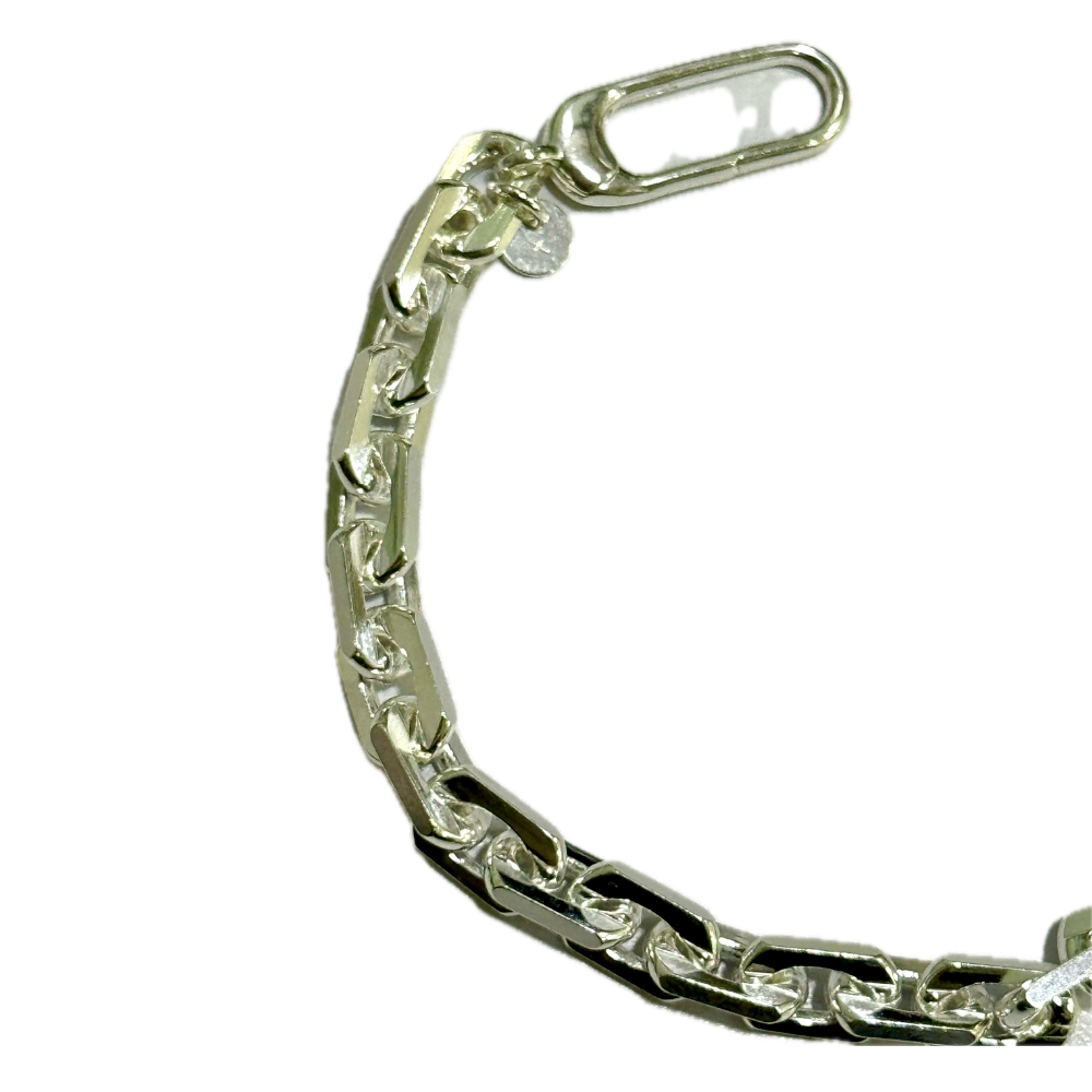 Pulsera eslabón tipo ancha gruesa
