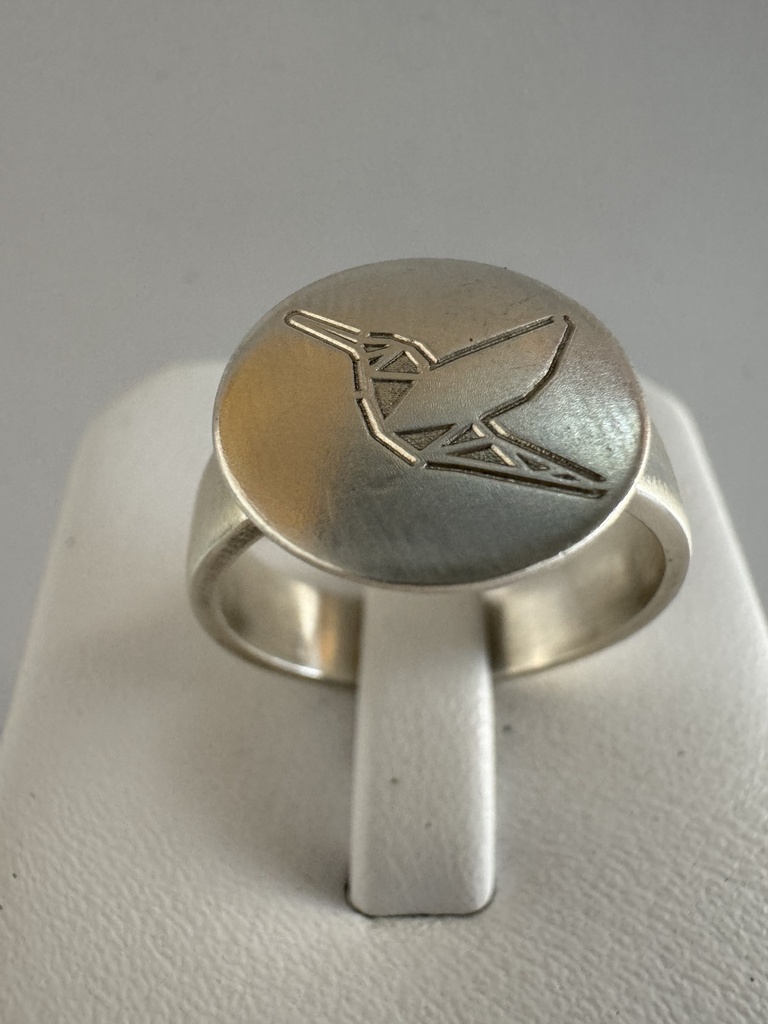 Anillo vulpes colibri plata T.9