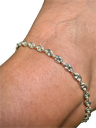 Tobillera Plata Tejido Gucci
