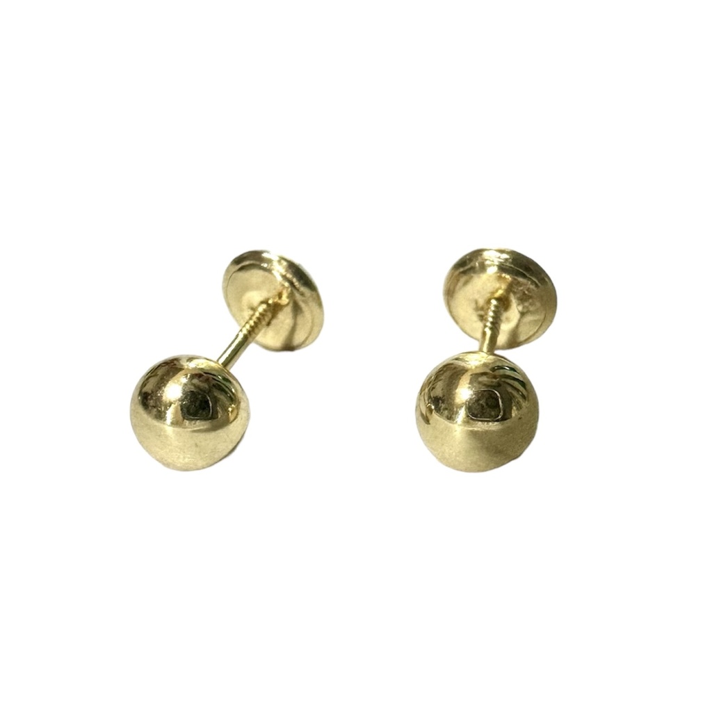 Topito oro 18k  esfera 5mm