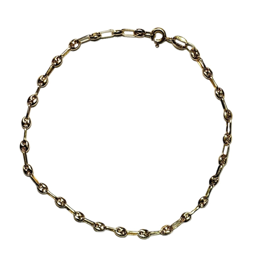 Pulsera oro 18k tejido Gucci pequeño