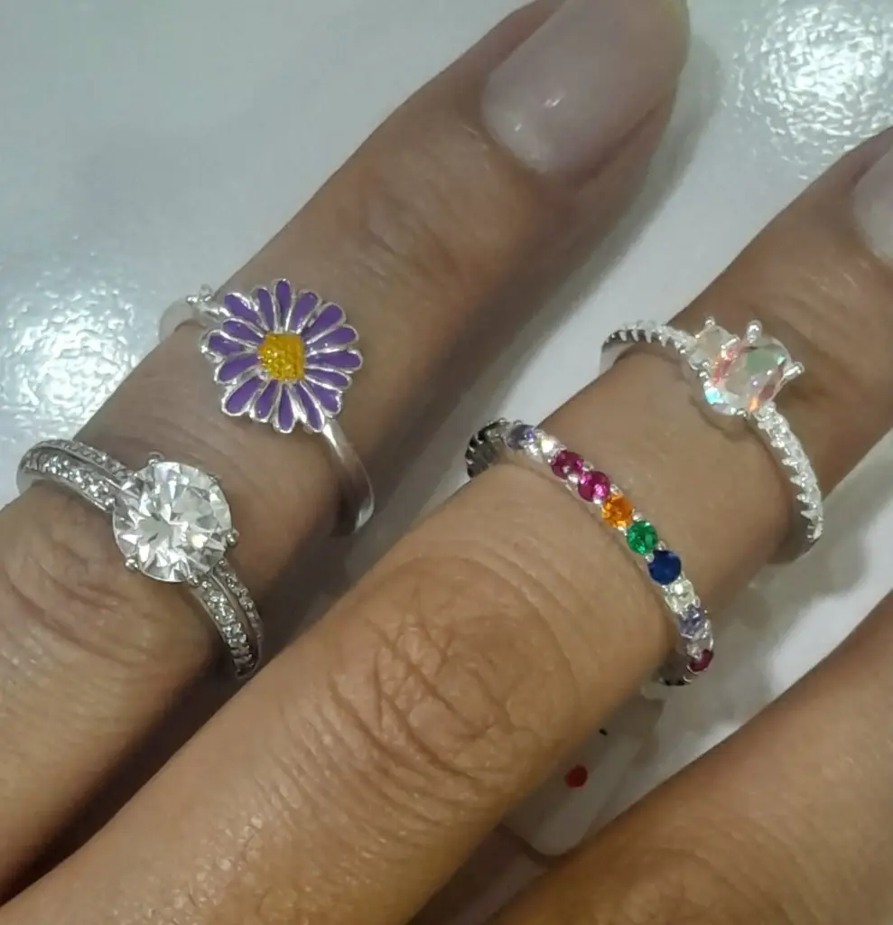 Anillo Circón Surtido T.5
