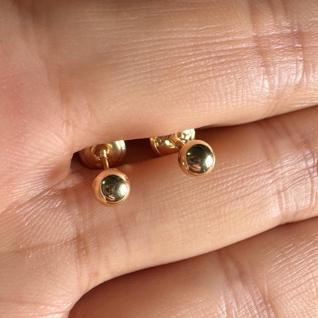 topito oro 18K esfera 4mm