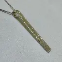 Dije en Plata lámina martillado