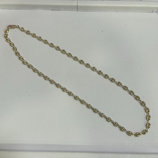 [A0088 CA] Cadena en oro 18k Tejido Gucci 45 cm x 4mm