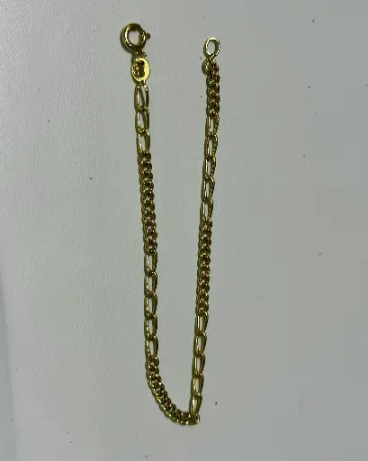 [A0048 PL] Pulsera oro 18K tejido cartier 19cm x 1.5mm