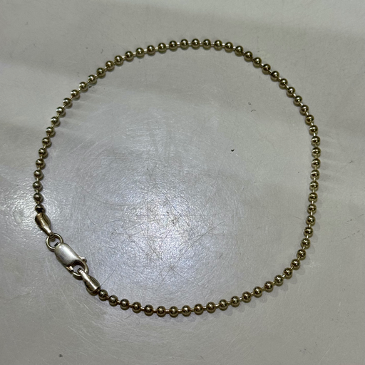[A0079 PL] Pulsera en plata tejido militar 24,5cmx2mm