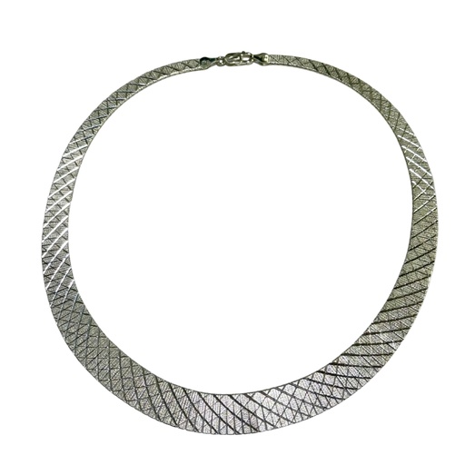 [A0041 CA] Collar tipo pechera en plata