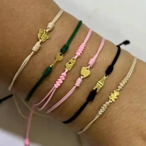[A0097 PL] Manilla dije mini oro 18K diseños surtidos