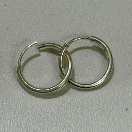 [A0165 AR] Candonga aguja en plata Diam 1cmm